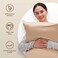 SLEEP ZONE 2-Pack Silky Soft Satin Pillowcases for Hair and Skin, King Size (20x40 inchesLuxury Pillow Covers with Envelope Closure, Almond Buff.