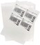 Samanter Pack of 100 Sheets - Strong Sticky Printable Glossy Self Adhesive A4 Sticker Paper/Label for InkjetLaser Printers.