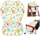Tuciyke High Chair Cushion and Straps,High Chair Cushion Pad,Baby High Chair Seat Cushion Liner Pad Cover Mat and Highchair 5 Point Harness Straps,1 Set.