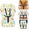 Tuciyke High Chair Cushion and Straps,High Chair Cushion Pad,Baby High Chair Seat Cushion Liner Pad Cover Mat and Highchair 5 Point Harness Straps,1 Set.