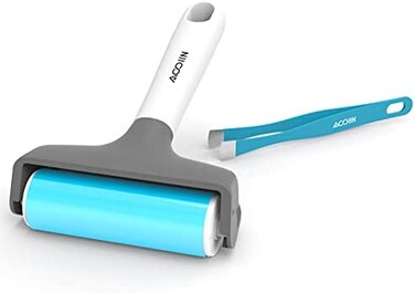 AOOIIN Rubber Brayer RollerMat Tweezers Remover Tool Set Craft Stamping Brayers for Cricut/Silhouette/Brother and Printmaking.