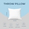 Utopia Bedding Throw Pillows Insert (Pack of 4, White- 12 x 12 Inches Bed and Couch Pillows - Indoor Decorative Pillows.
