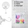 GameXcel 2PCS Wreath Hanger, Suction Cup Hooks with Key Lock, Heavy Duty Vacuum Wall Window Shower Suction Cup Hook and Wreath Hanger for Front Door, Wreath Holders, Plastic Hook Cup Holds up to 22 Lb