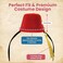 Nicky Bigs Novelties Adult Costume Accessory Mini Fez Hat Headband - Red Felt Fez for Turkish Hat Costumes, Bellhop Hat, Shriner Hat, Sultan Hat, Tarboosh Hat, or Arabian Costume Accessory - One Size,