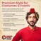 Nicky Bigs Novelties Adult Costume Accessory Mini Fez Hat Headband - Red Felt Fez for Turkish Hat Costumes, Bellhop Hat, Shriner Hat, Sultan Hat, Tarboosh Hat, or Arabian Costume Accessory - One Size,
