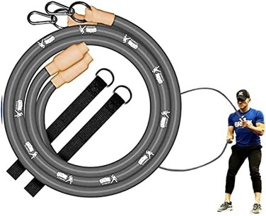 Gronk Fitness Inertia Wave EditionDynamic Rubber Battle Ropes Alternative for Home and GymMaximize Calorie BurnRevolutionary Fitness Equipment for Abs and Full Body WorkoutGet Results.