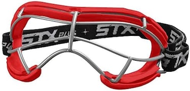 نظارات STX Lacrosse 4SightS للبالغين، لون أحمر.