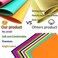MEARCOOH 84PACK Foam Craft Sheets 8. 5x5. 5 inch Eva Color Bulk Foam Paper Set for Kids Classroom Art Craft Projects DIY Handcraft by.