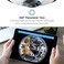 Amcrest Fisheye POE Camera, 360 Panoramic 5-Megapixel POE IP Camera, Fish Eye Security Indoor Camera, 33ft Nightvision, Cloud, NVR and MicroSD Recording, IP5M-F1180EW (White.