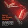 ONLINE LED 2pc 5" Red LED Motorcycle Turn SignalBrake Tail Light Strip Kit [IP68 Waterproof] [Single Row] [50% Running Light] [100% Brake/Turn Signals] Flexible Tail Light Strip for Motorcycle Trailer