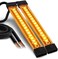 ONLINE LED STORE True Mods 2pc 5" Amber Motorcycle RunningTurn Signal Tail Light Strip Kit [IP68 Waterproof] [Single Row] [50% Running Light] [100% Turn Signals] for Motorcycle Snowmobile.