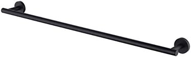 KES Black Towel Rail Wall Mounted Bathroom Towel Holder Shower Towel Bar Hanger SUS304 Stainless Steel 75CM, A2000S75DG-BK.