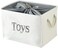 INough Toys Bin for Kids, Storage Baskets for Toys Box Storage Container Baby Storage Bins for Boys and Girls, Toy Chest with Handle and Drawstring, Perfect for Nursery Room Kidsroom,Playroom (Large.