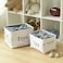 INough Toys Bin for Kids, Storage Baskets for Toys Box Storage Container Baby Storage Bins for Boys and Girls, Toy Chest with Handle and Drawstring, Perfect for Nursery Room Kidsroom,Playroom (Large.