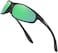 FAGUMA Polarized Sports Sunglasses For Men Cycling Driving Fishing 100% UV Protection.