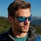 FAGUMA Polarized Sports Sunglasses For Men Cycling Driving Fishing 100% UV Protection.