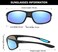 FAGUMA Polarized Sports Sunglasses For Men Cycling Driving Fishing 100% UV Protection.