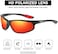 FAGUMA Polarized Sports Sunglasses For Men Cycling Driving Fishing 100% UV Protection.