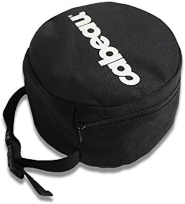 Cabeau Evolution Travel Neck Pillow Bag Compact Carrying Case, Compresses Pillow to Half its Original Size - Quick-Release Clasp Attaches to Luggage, Backpacks, and Purses.
