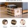 Crosley AC1004A-NA Record Storage Crate Holds Up to 75 Albums, Natural.