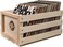 Crosley AC1004A-NA Record Storage Crate Holds Up to 75 Albums, Natural.