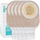 KONWEDA 20 PCS Colostomy Bags, Ostomy Supplies,One Piece Drainable Ostomy Pouch for Ileostomy Stoma Care, Cut-to-Fit.