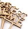 Summer-Ray.com Summer-Ray 50pcs Wooden Eat Me Cupcake Topper Alice in the Wonderland Cupcake Topper.