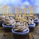 Summer-Ray.com Summer-Ray 50pcs Wooden Eat Me Cupcake Topper Alice in the Wonderland Cupcake Topper.