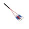 Jaybva RTD Pt100 Temperature Sensor Probe, Waterproof Stainless Steel Thermistor Three Wire High Precise Accuracy Range:-50 to 200 2m Wire.