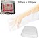 Isdream Paraffin Wax Bags100 PCS Paraffin Bags for HandsFeetProtectsKeeps HandsFeet Clean100 Count.