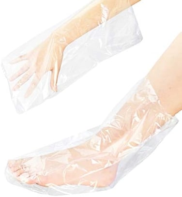 Isdream Paraffin Wax Bags100 PCS Paraffin Bags for HandsFeetProtectsKeeps HandsFeet Clean100 Count.