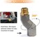 A ABIGAIL ABIGAIL 2PCS 3/4" Fuel Transfer Hose swivel 360 Rotating Connector for Multi Plane Fuel Vozz.