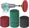 GOH DODD Power Scrubber Pads Kit Drill Attachment, 26 Pieces 4 Inch Drill Brush Scouring Cleaning Pads Great for Kitchen, Bathroom, Auto, Grout, Carpet, Shower, Tub, Grill,Tile, Sanding, Car Headlight