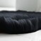 Maples 1Pc Faux Sheepskin Wool Fur Car Seat Cover for Cars SUV Trucks Universal Fit, Soft Plush Synthetic Wool Buck Fur Car Seat Cushions by FL(Black.