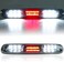 Tresound (Smokefor 2007-2013 Chevy Chevrolet Silverado/GMC Sierra 3D LED Bar 3rd Third Tail Brake Light Rear Cargo Lamp High Mount Stop light Chrome Housing.