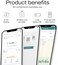 SAF Aranet4 Home: Wireless Indoor Air Quality Monitor for Office or School (CO2, Temperature, Humidity and MorePortable, Battery Powered, E-Ink Screen, App for ConfigurationData History.