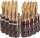 Goaycer 4mm Banana Plugs 12Paris - 24K Gold Plated Bannana Plug Speaker Wire Adapter Connectors (24Pcs.