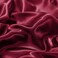 AiMay 3 Piece Satin Duvet Cover Set Bedding Sets King Burgundy 1800 Series Luxury Rich Silk Silky Super Soft Solid Color Reversible Honeymoon Wrinkle Free (King, Burgundy.