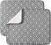 SUBEKYU Dish Drying Mat for Kitchen 2 Pack, Ultra Absorbent Microfiber Dishes Drainer Mats ,19. 2 by 15. 8 Inch(Rhombus.