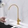 Delle Rosa Brushed Gold Drinking Water Purifier Faucet, Gold Water Faucet for Under Sink Water Filter System, Modern Brass RO Faucet,Brushed Gold Bar Sink Faucet.