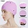 Tripsky Silicone Swim Cap,Comfortable Bathing Cap Ideal for Curly Short Medium Long Hair, Swimming Cap for Women and Men, Shower Caps Keep Hairstyle Unchanged.