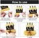 Tevxj 9 Pieces 50th Birthday decorations 50th birthday centerpieces for Tables Decorations Cheers to 50 Years Honeycomb Table Topper Happy 50th Birthday Decorations for Men and Woman Fifty Years Birth