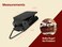 Wise Linkers Hanging Clips Pack of 10 Triangle Back Medium Power for Tapestry Small Rugs,Towel, Shawl and Paintings (Black.