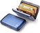 &Ouml;GON -DESIGNS- Aluminum card holder with metal lock, RFID Protection against fraud and demagnetization, Compact wallet, Smart Case OSLO model.