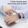 eSeasonGear VB80 8 Alarm Vibrating Watch (Black, B2, Small 4. 5-7. 5in/11-19cm; Large 6. 5-8. 5in/16-21cm.