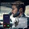 Kendir Bluetooth Headset, V5. 0 Wireless Headphone Cell Phone Earpiece 8 Hrs Talking Time with Mic, Volume Control, Handsfree Earbud for iPhone, Android, Smartphone (One Piece, Black.