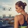 Kendir Bluetooth Headset, V5. 0 Wireless Headphone Cell Phone Earpiece 8 Hrs Talking Time with Mic, Volume Control, Handsfree Earbud for iPhone, Android, Smartphone (One Piece, Black.