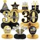 Tevxj 9 Pieces 30th Birthday Decoration 30 th Birthday Centerpieces for Tables Decorations Cheers to 30 Years Honeycomb Table Topper for Men and Women Thirty Years Party Decor Supplies.