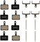 MAGITATI 4 أزواج من وسادات فرامل قرصية للدراجات مصنوعة من الراتنج، متوافقة مع TRP Tektro Shimano Deore Br-M575 M525 M515 T615 T675 M505 M495 M486 M485 M475 M465 M447 M446 M445 M416 M415 M395 M375 M315