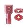 XHF Spade Disconnect Connectors Terminals Nylon Fully Insulated Quick Crimp Wire Connectors 22-16AWG/500 Pcs.